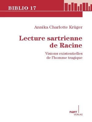cover image of Lecture sartrienne de Racine